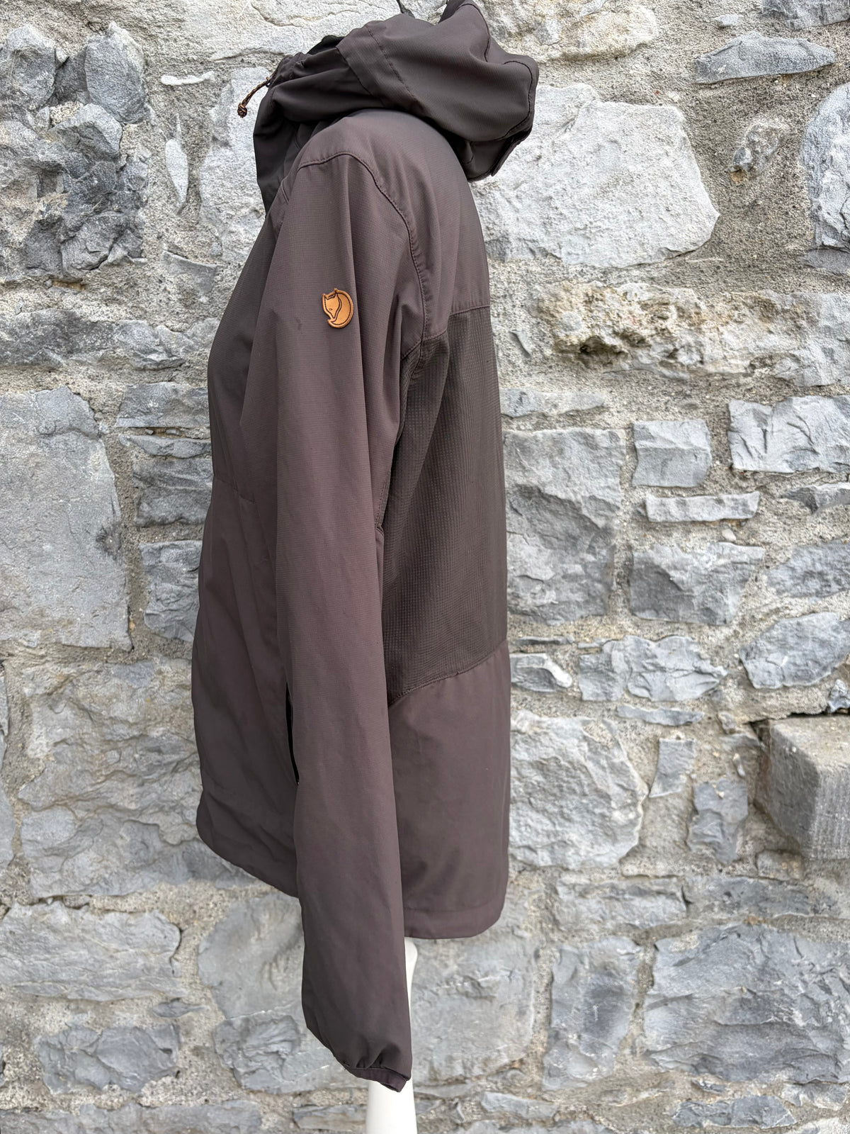 Brown light Hybrid Windbreaker Jacket Small