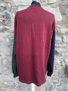 90s maroon sweatshirt Large