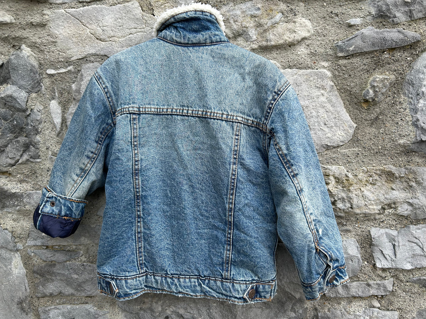 Denim fleece lined jacket  5-6y (110-116cm)