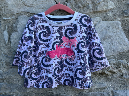 Truck&spirals cropped T-shirt  7-8y (122-128cm)