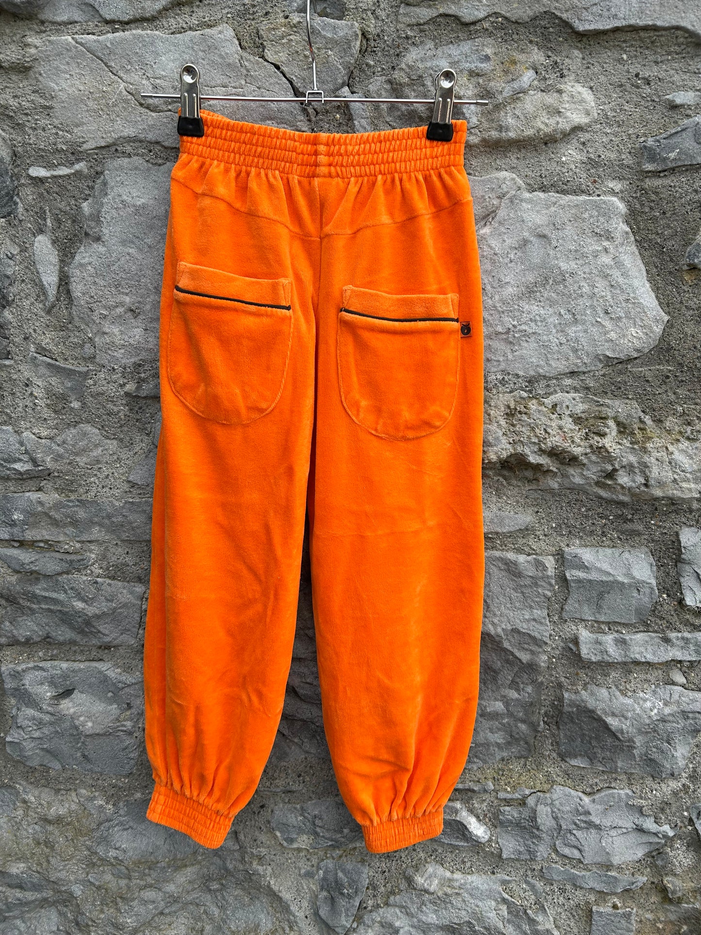 Orange velour pants  4-5y (104-110cm)