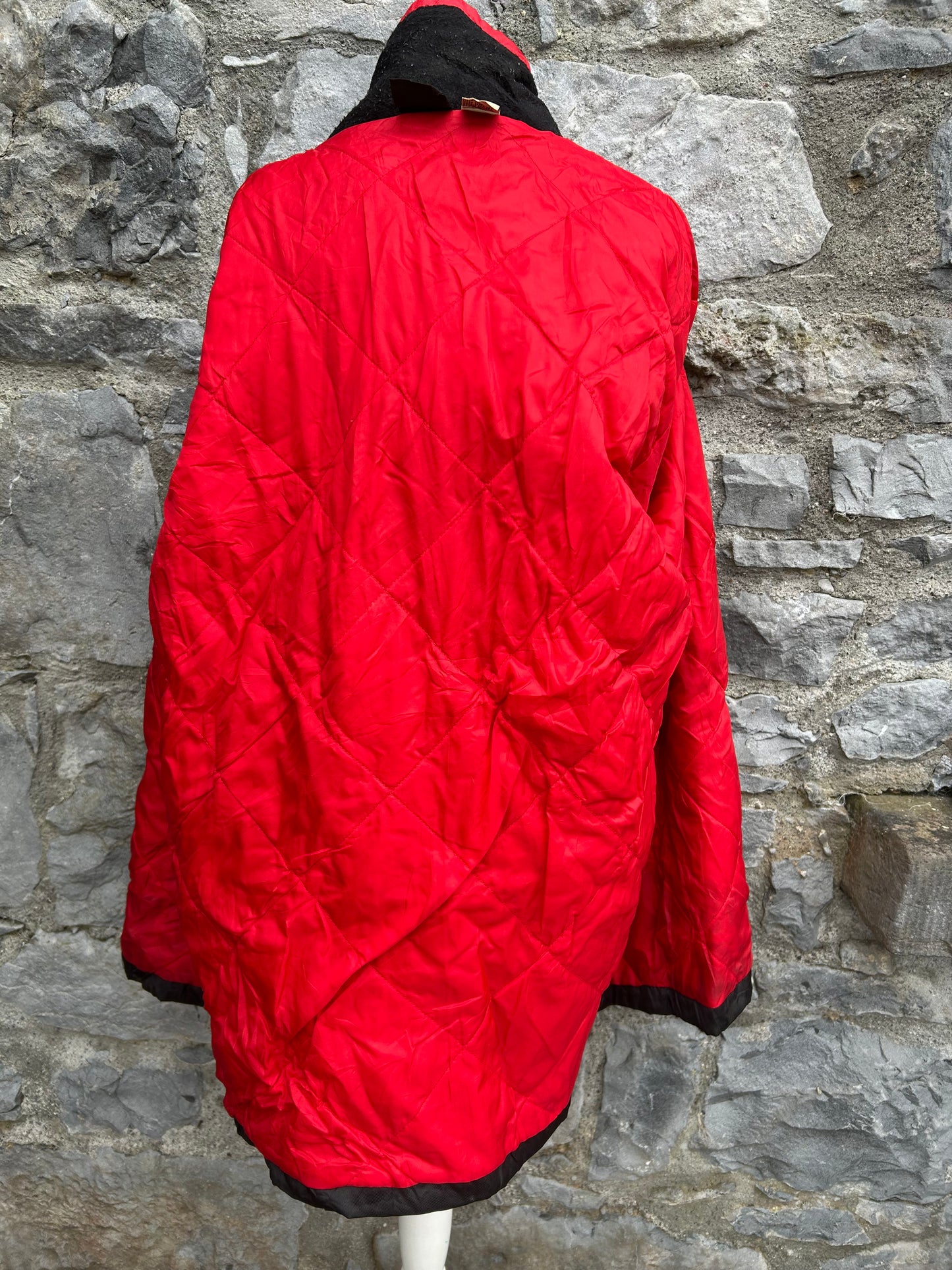 80s red&black jacket Large