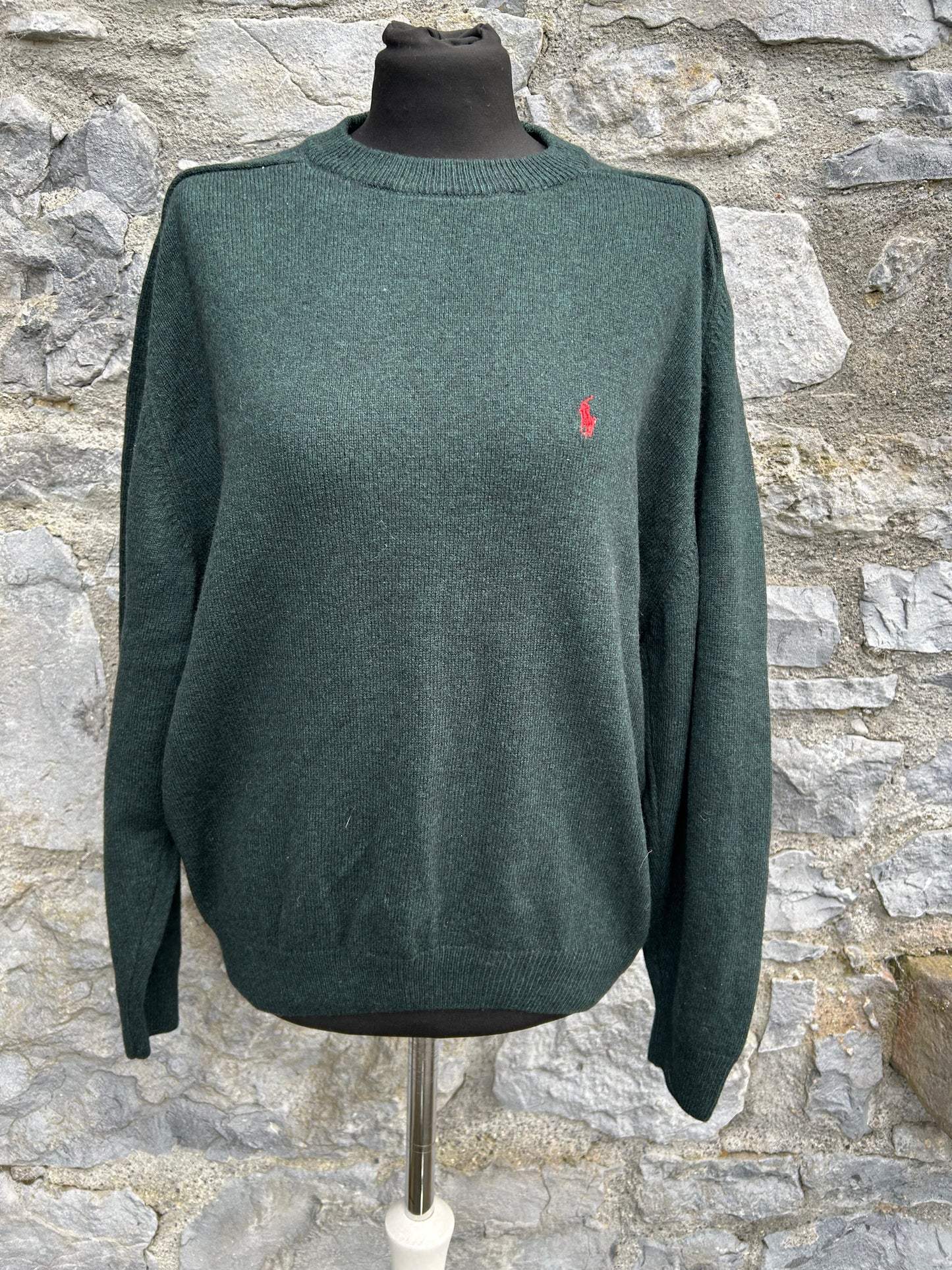 RL Crew Neck Knit Sweater Small