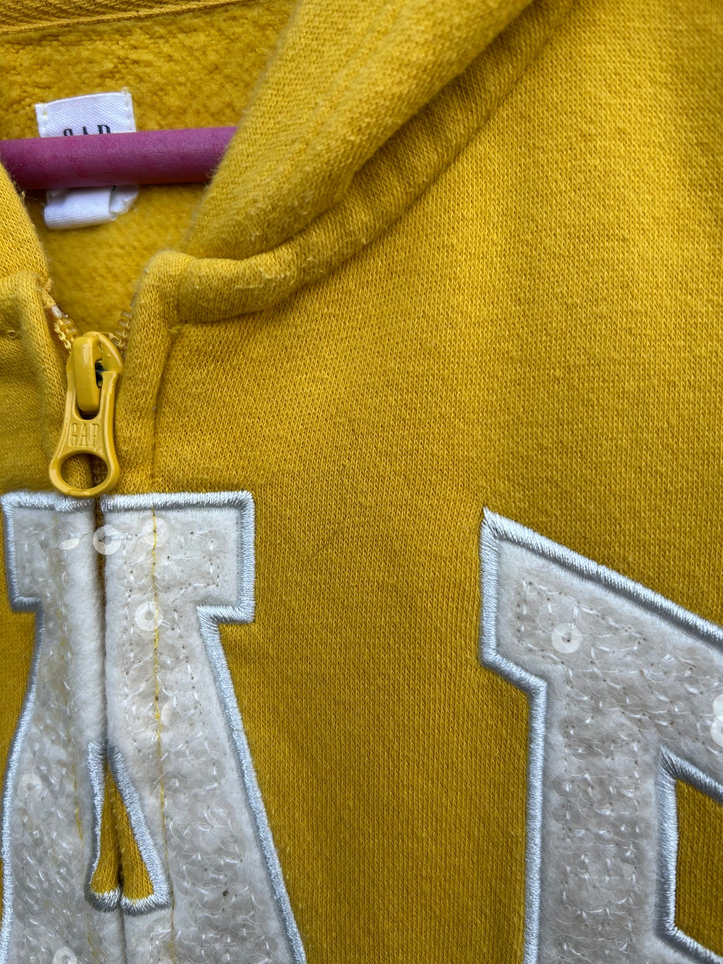 Yellow hoodie 12-13y (152-158cm)