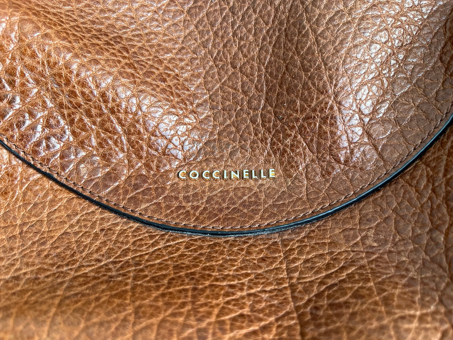 Coccinelle brown leather bag