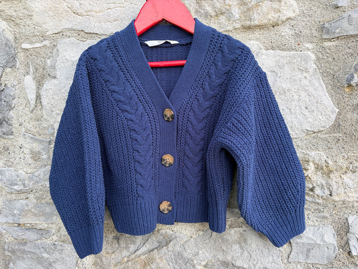 Navy cardigan 5-6y (110-116cm)