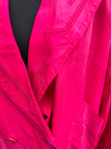 80s pink light jacket uk 12-14