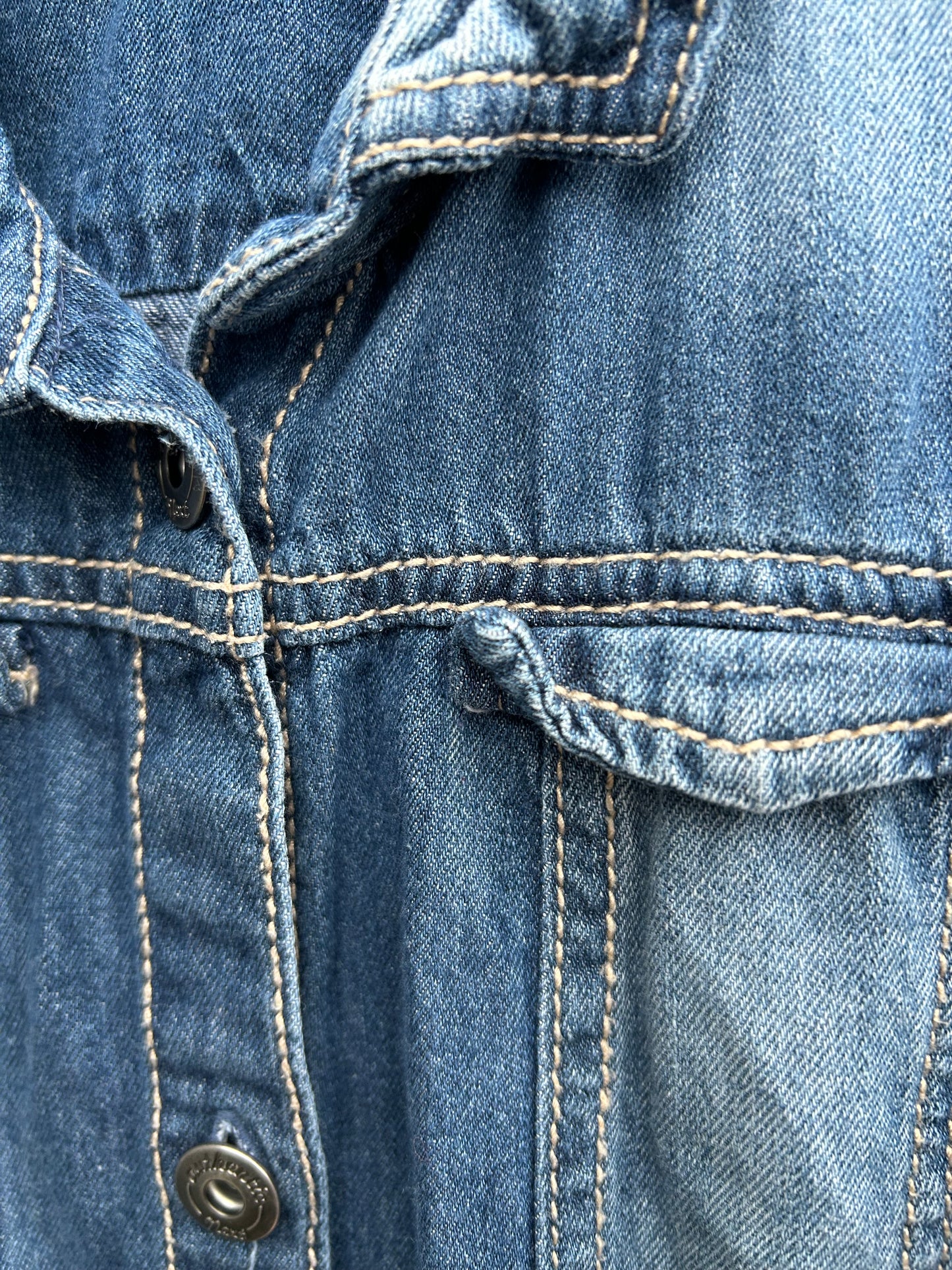 Denim shirt dress  7-8y (122-128cm)