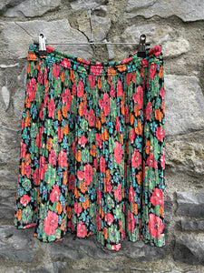 Floral pleated skirt uk 14