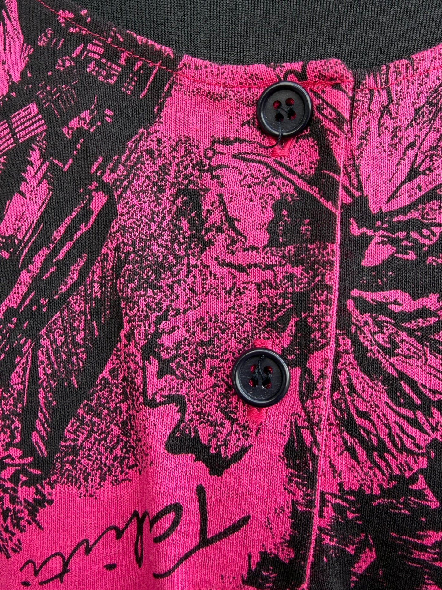 80s Tahiti pink dress uk 10-12