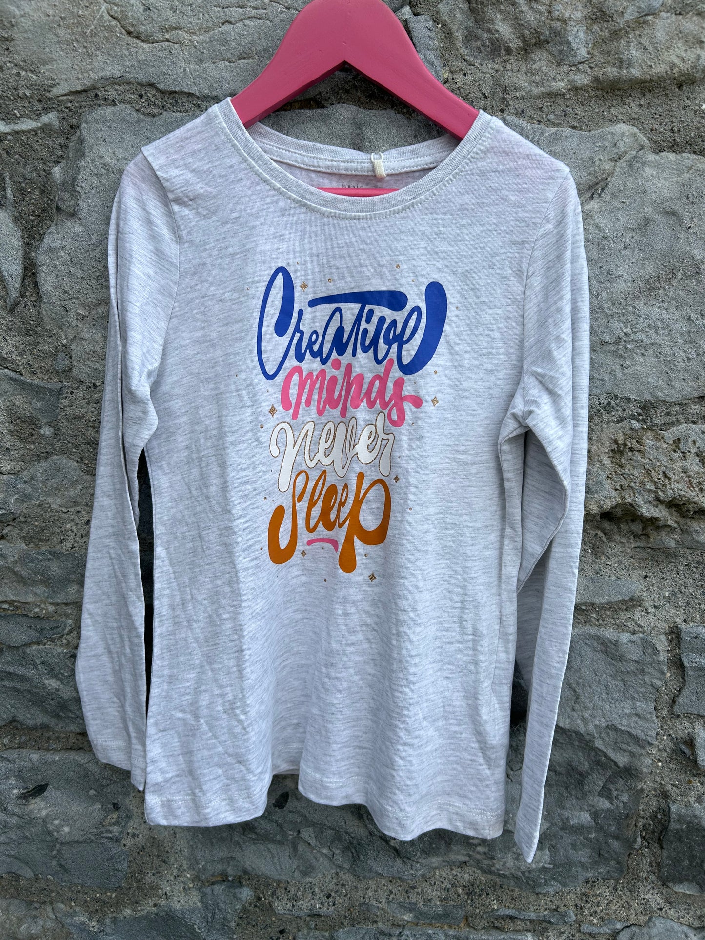 Creative grey top  7-8y (122-128cm)