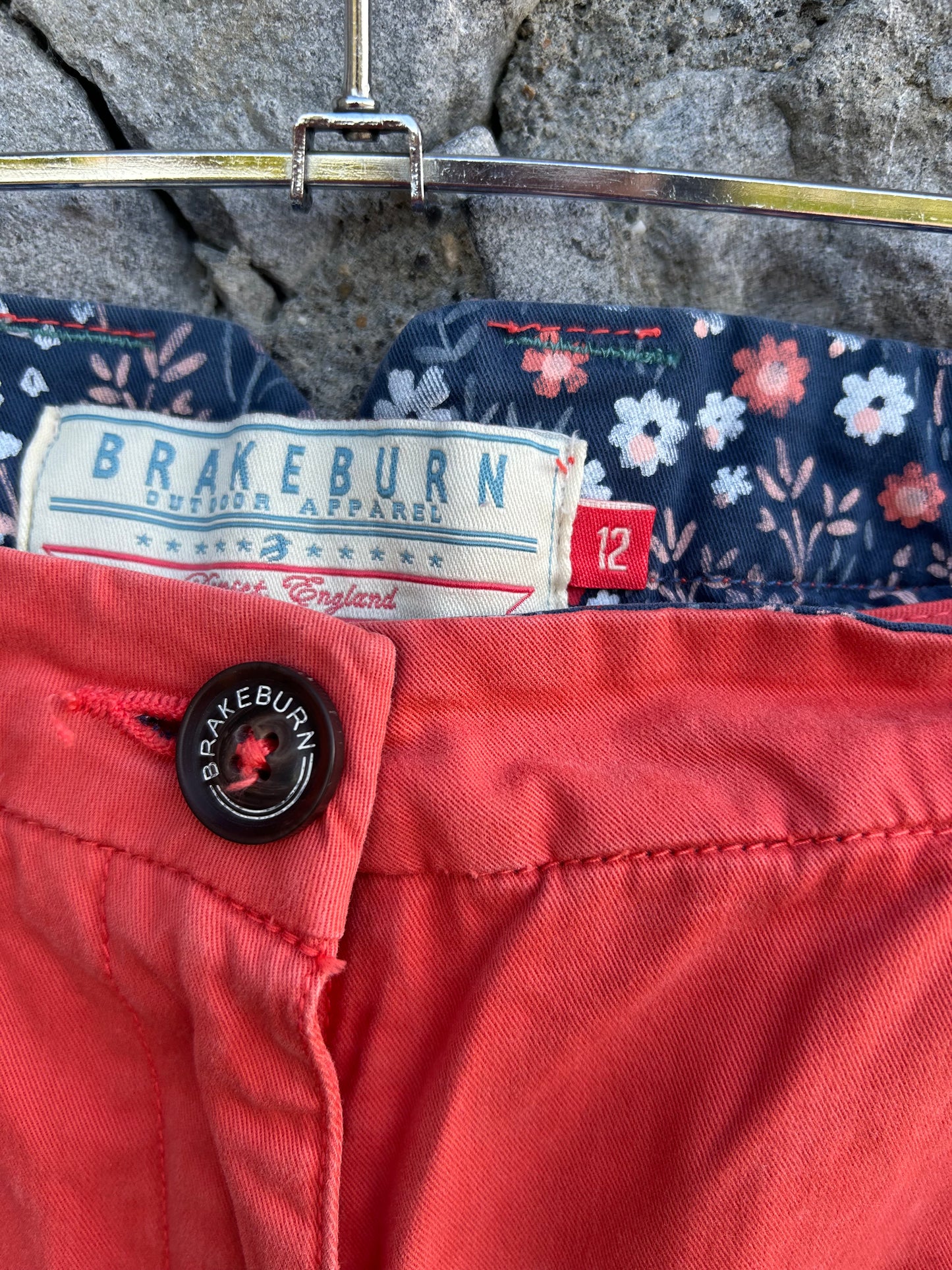 Orange shorts uk 12