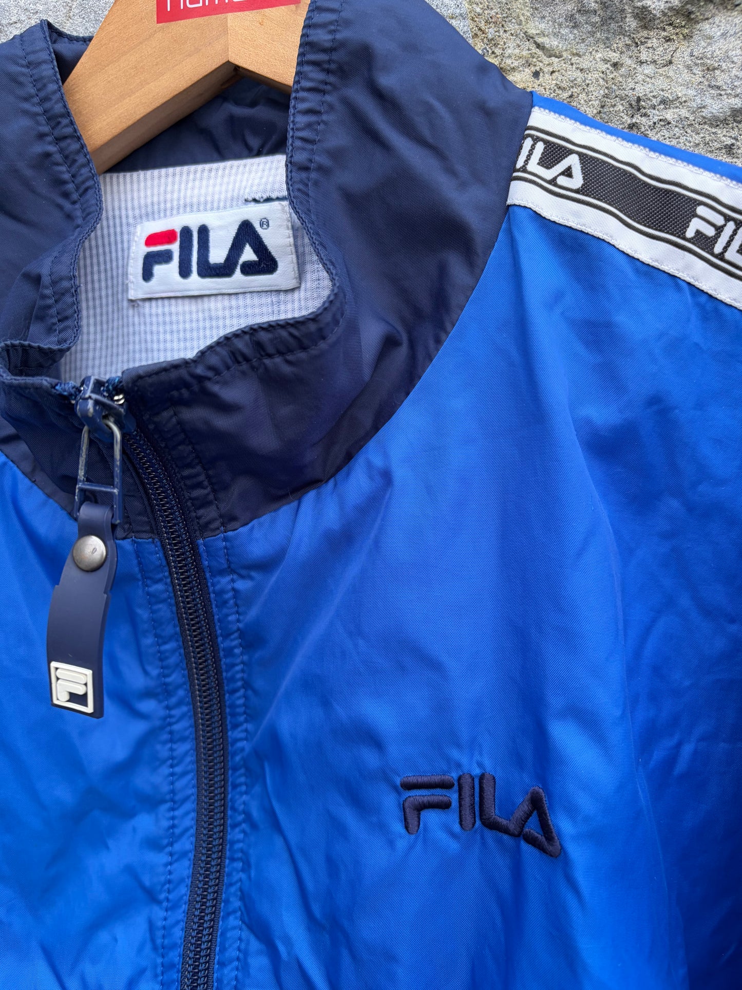 90s Blue&navy sport jacket  10-11y (140-146cm)