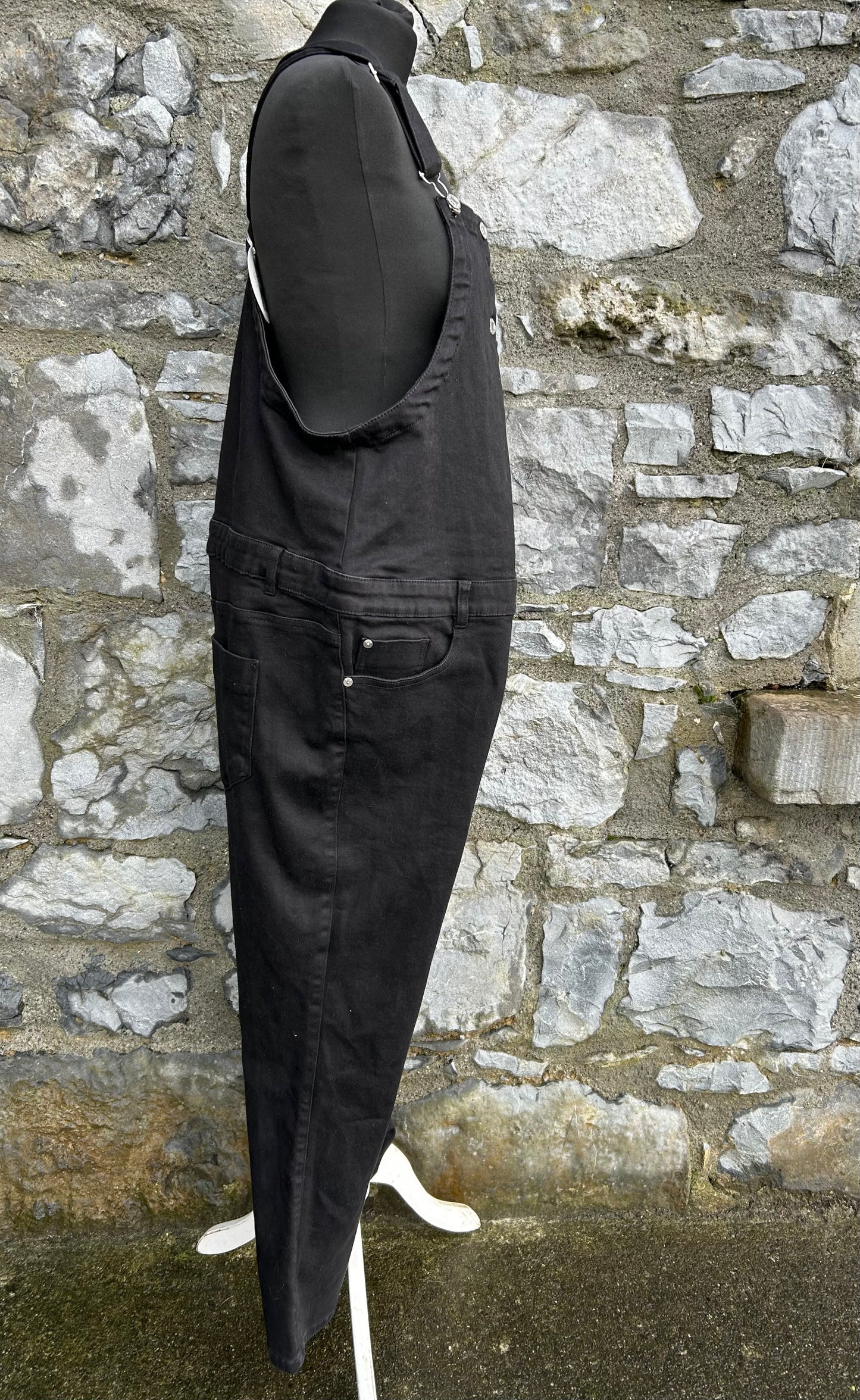 Black maternity dungarees uk 14