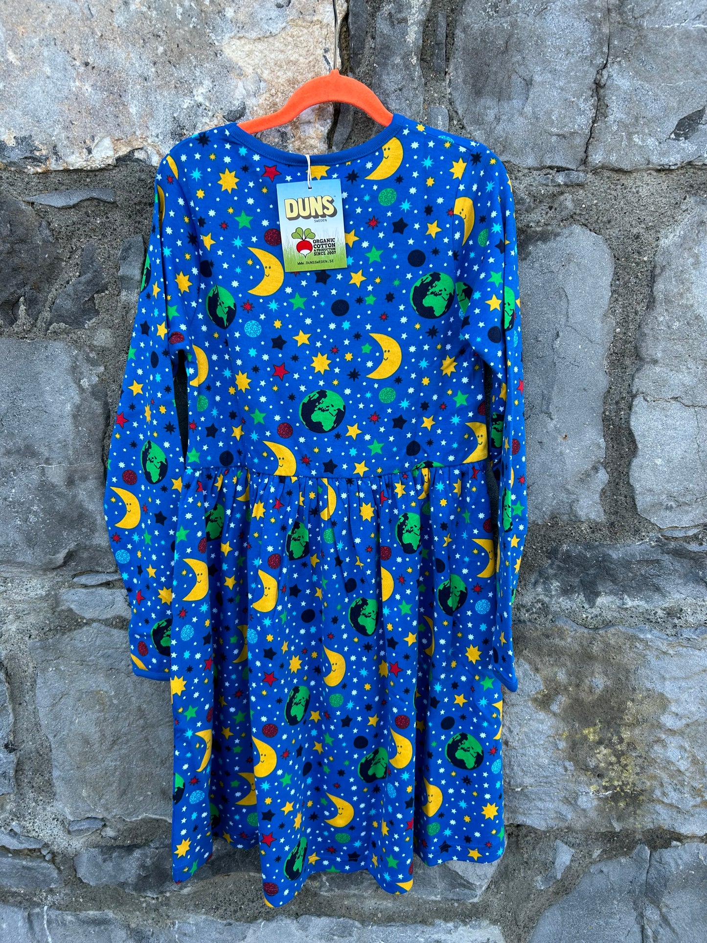 Mother Earth Blue Dress Twirly  10y (140cm)