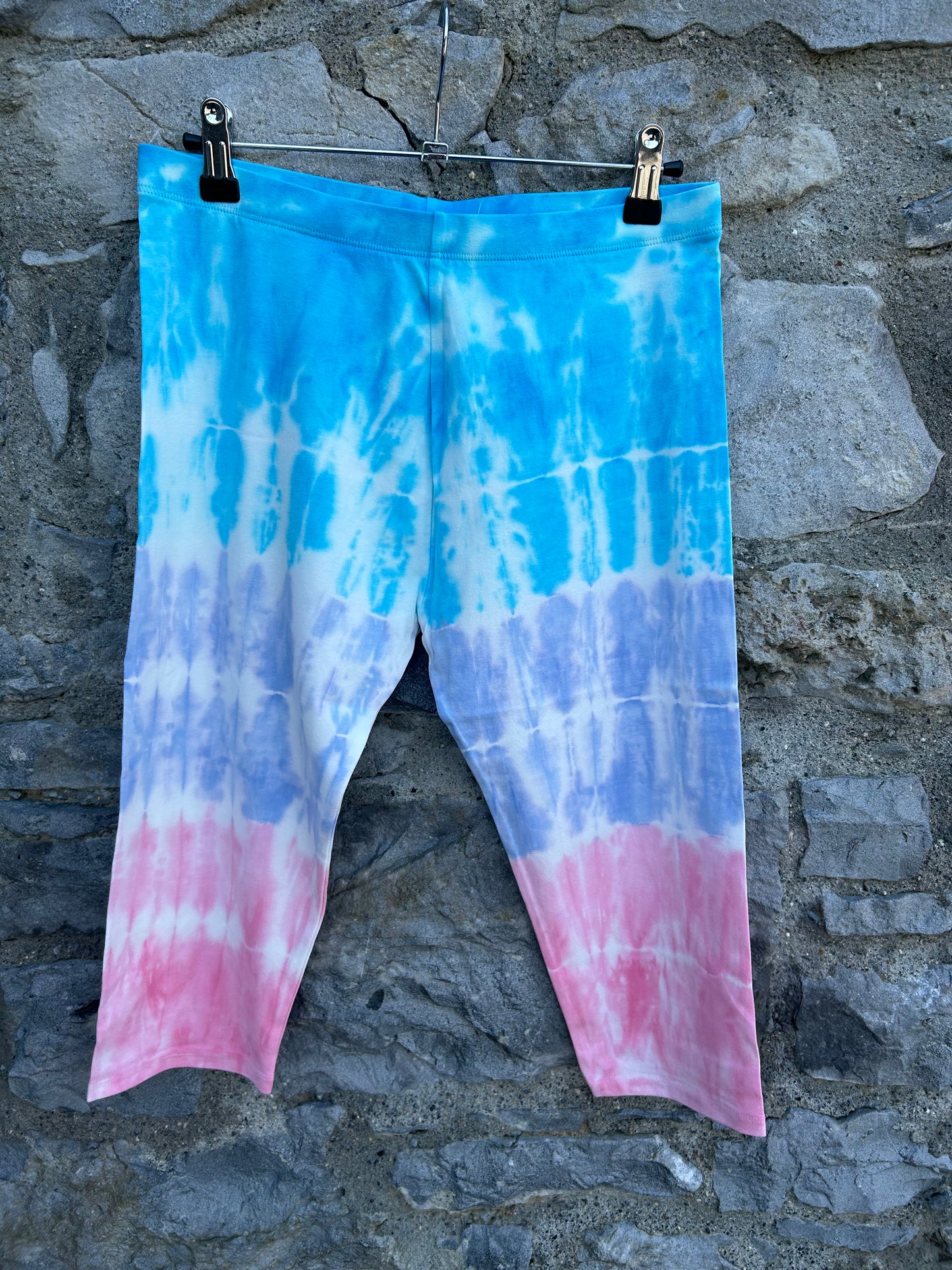 Blue&pink tie dye cyclist shorts 15y (164cm)