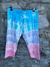 Load image into Gallery viewer, Blue&amp;pink tie dye cyclist shorts 15y (164cm)
