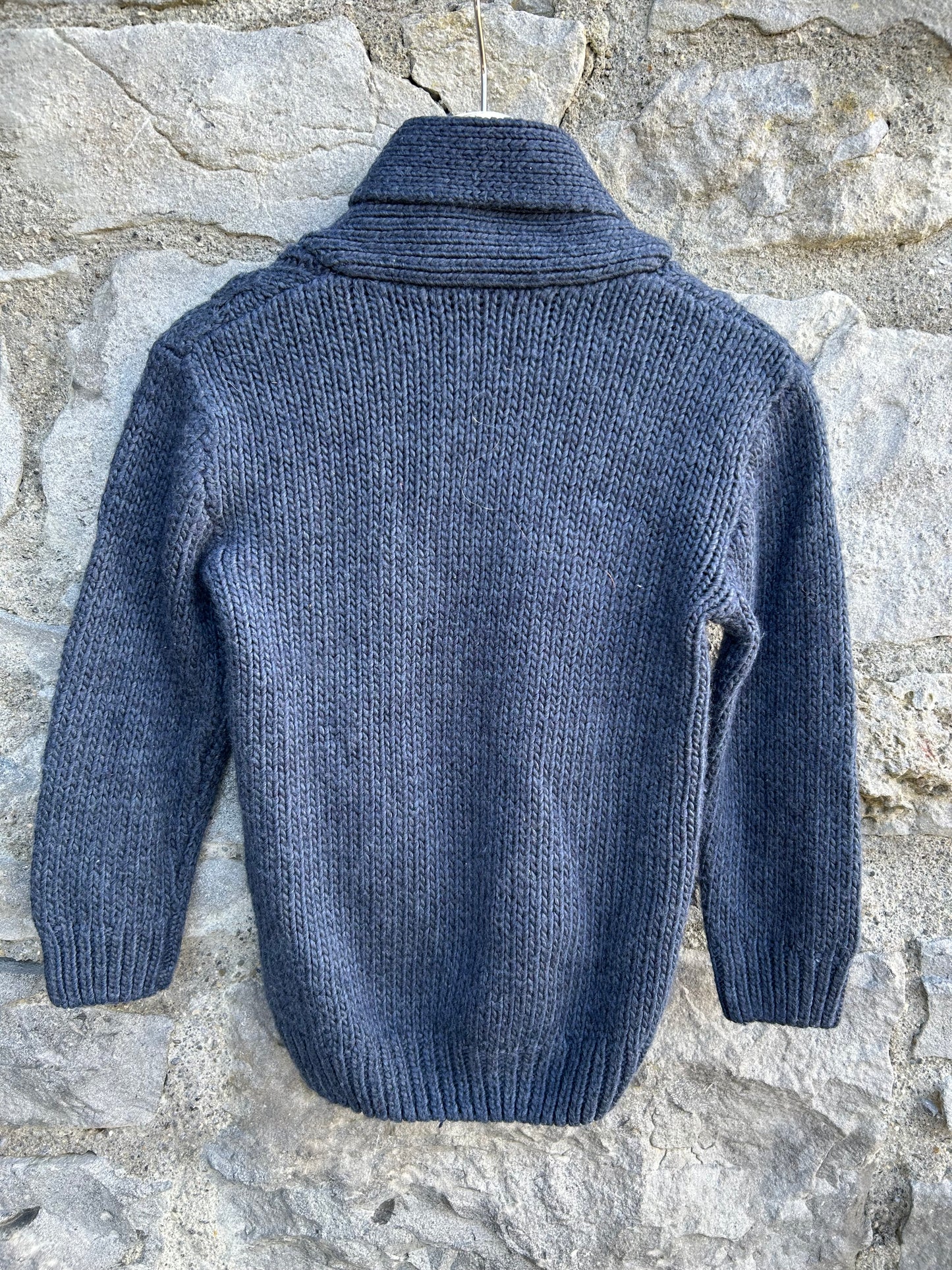 Navy cable cardigan 2-3y (92-98cm)