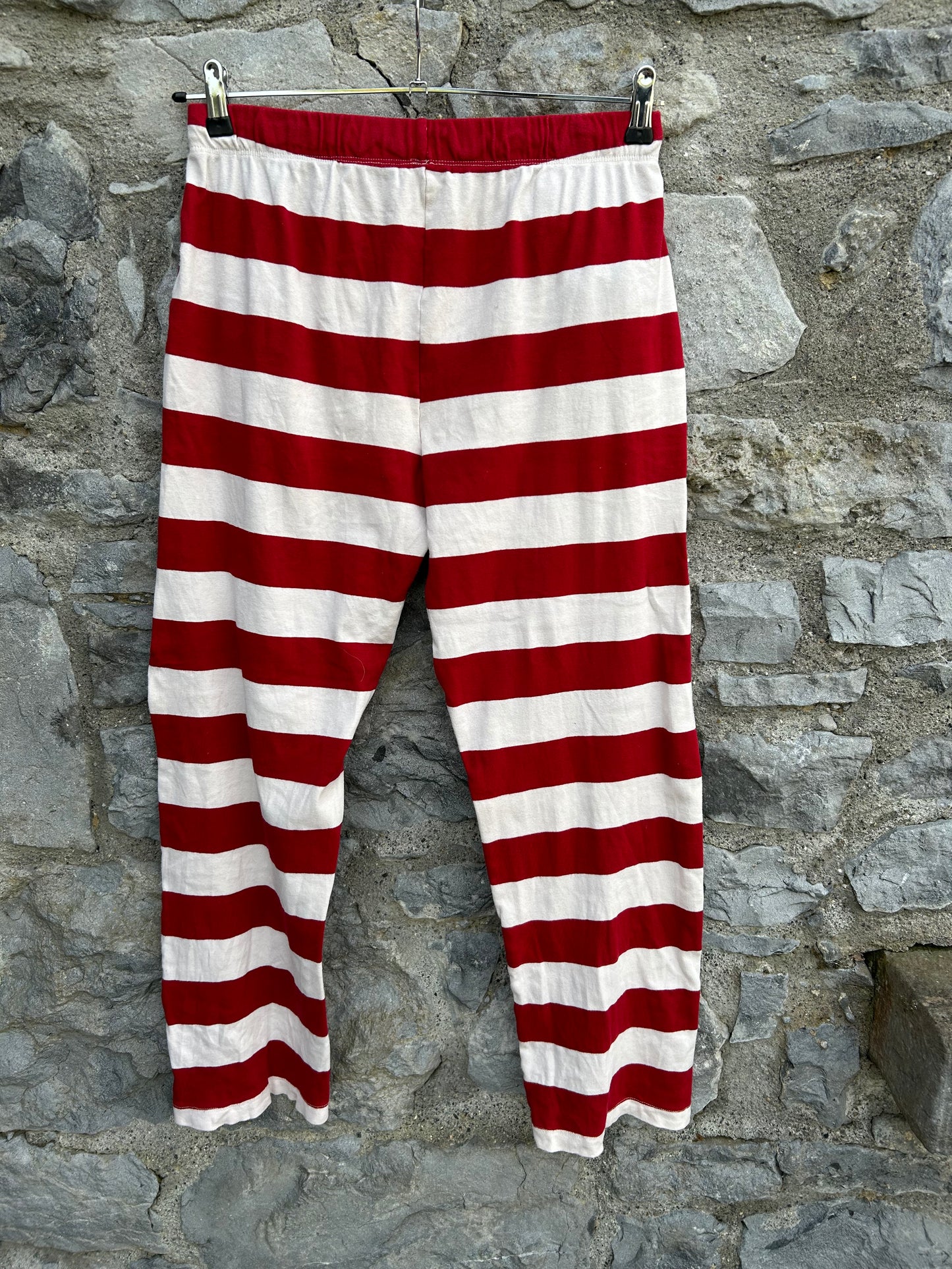 Maroon stripy lounge pants uk 12