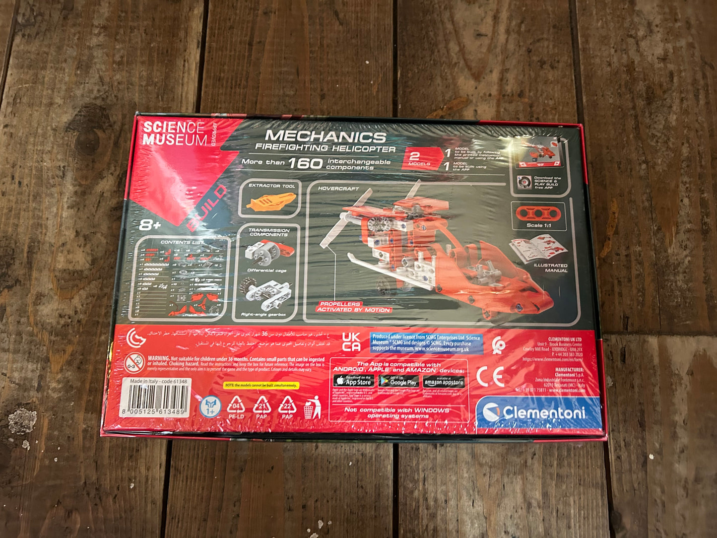 Mechanics Labarotory Firefighting Helicopter Construction Set.