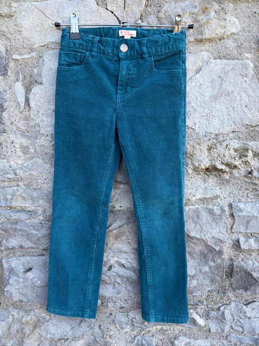 Teal cords  5-6y (110-116cm)