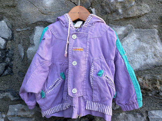 80s purple jacket  9m (74cm)