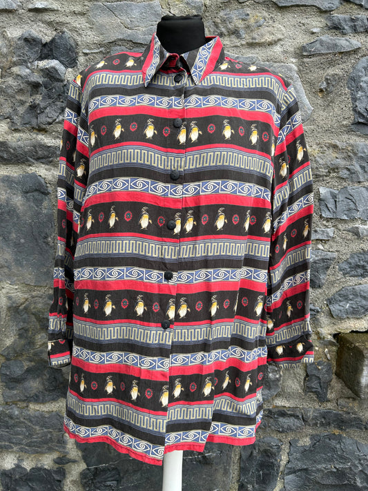 80s penguin panel shirt uk 16-18