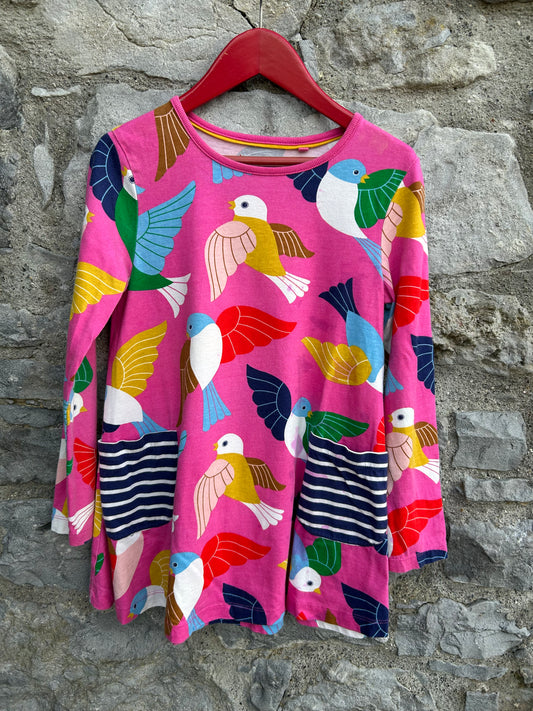 MB Colourful birds tunic  8-9y (128-134cm)