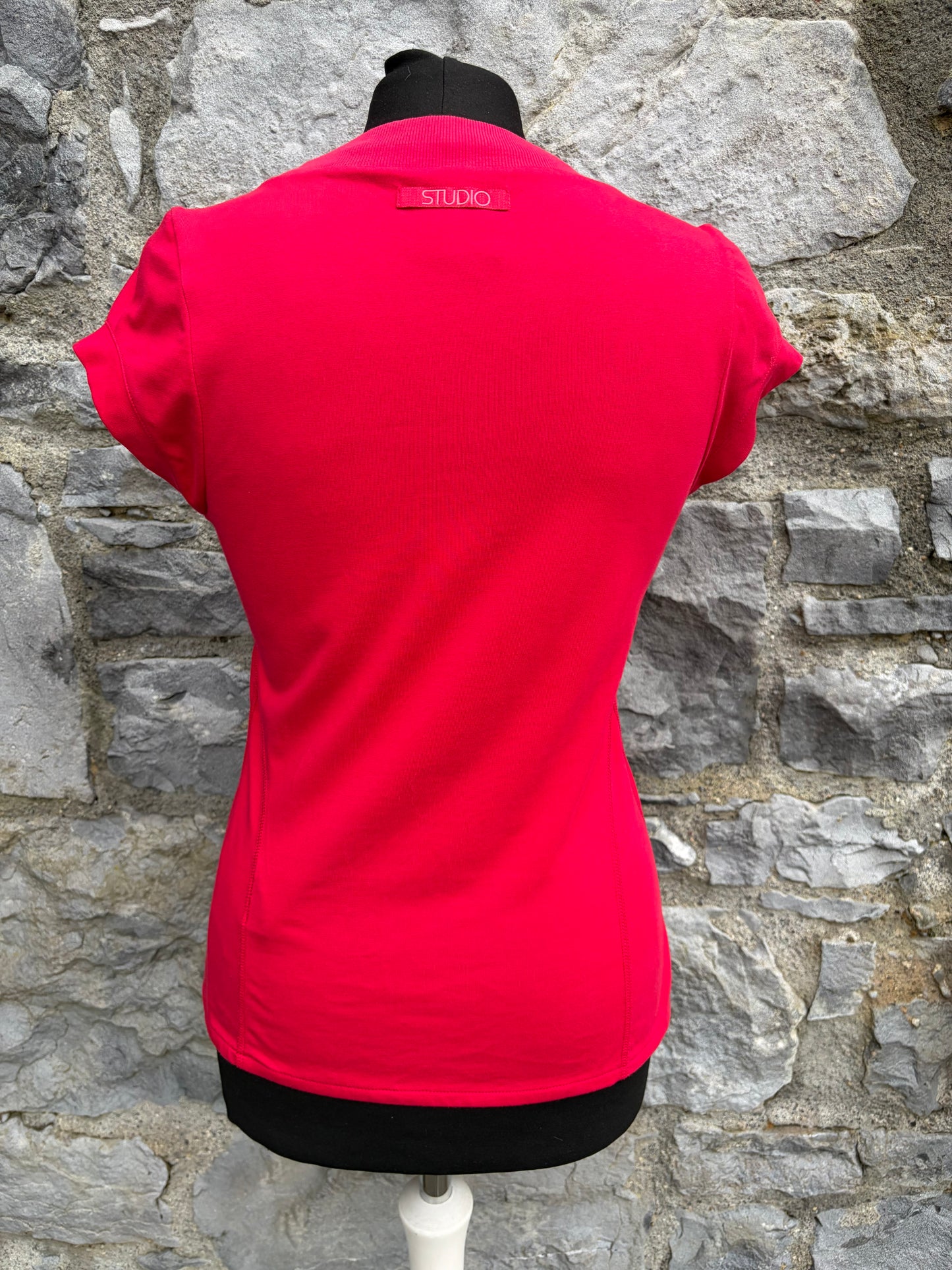 Studio red T-shirt uk 8