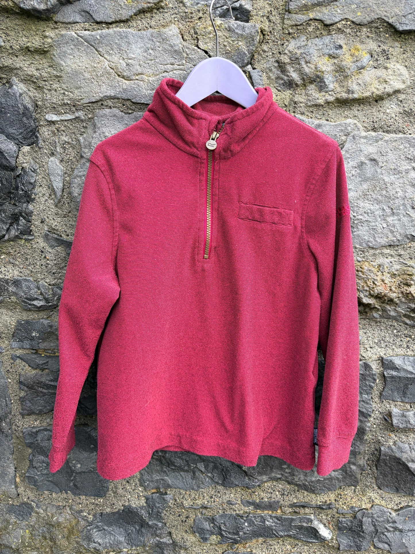 Maroon fleece  9-10y (134-140cm)