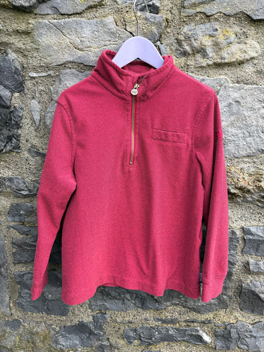 Maroon fleece  9-10y (134-140cm)