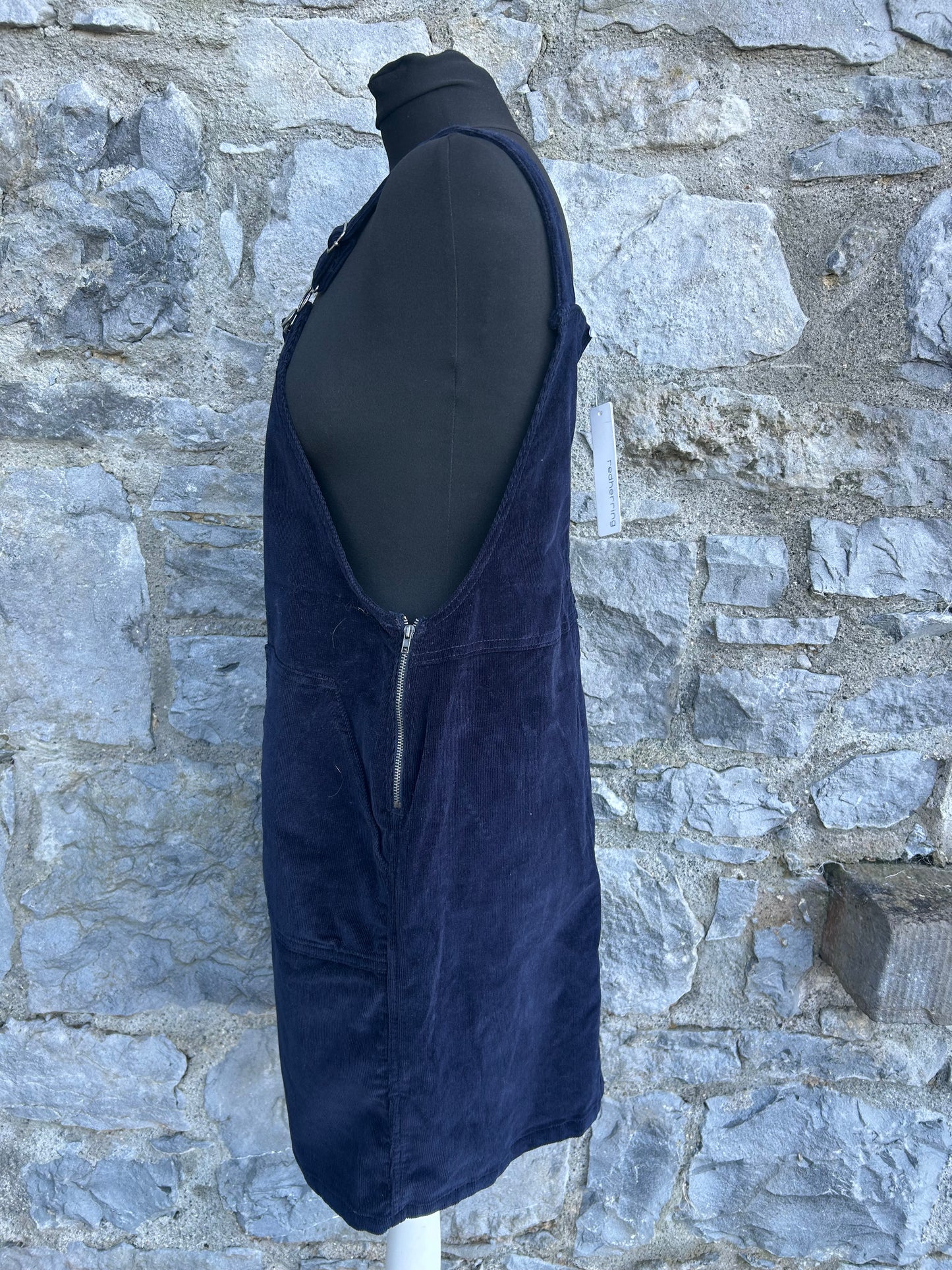 Navy cord pinafore uk 12-14