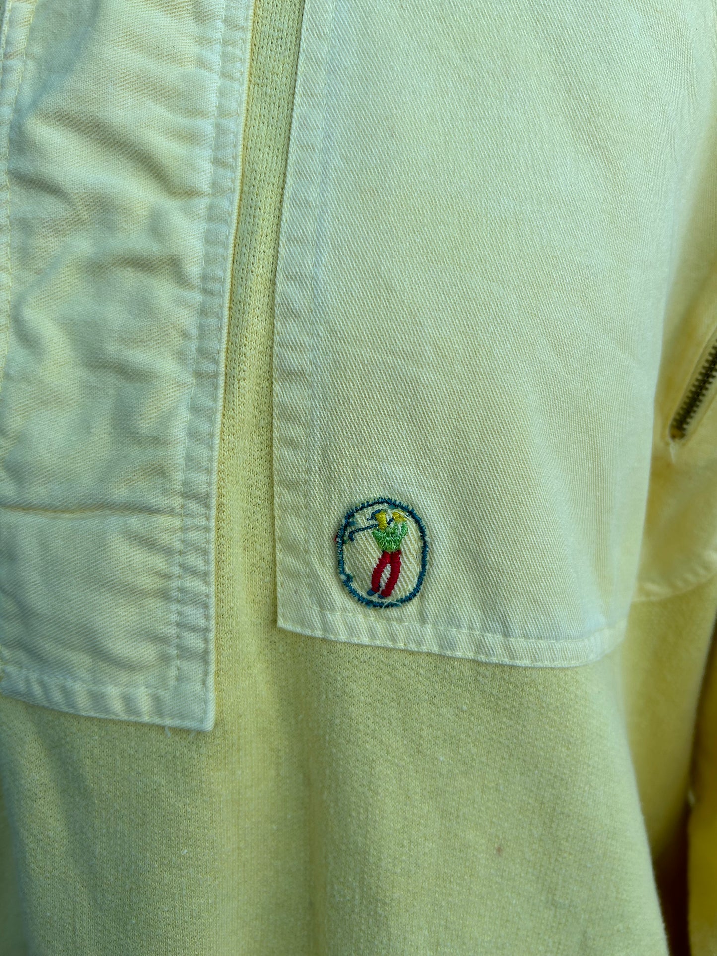 80s yellow sweatshirt S/M