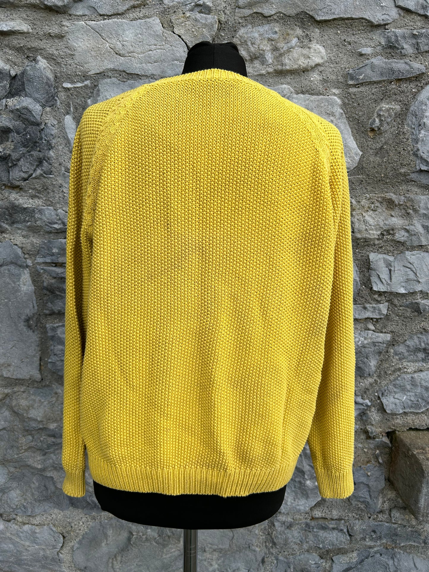 Yellow honeycomb jumper uk 14-16