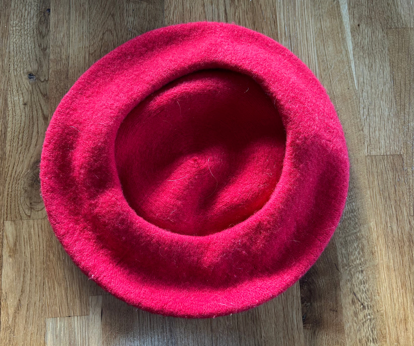 Red beret hat