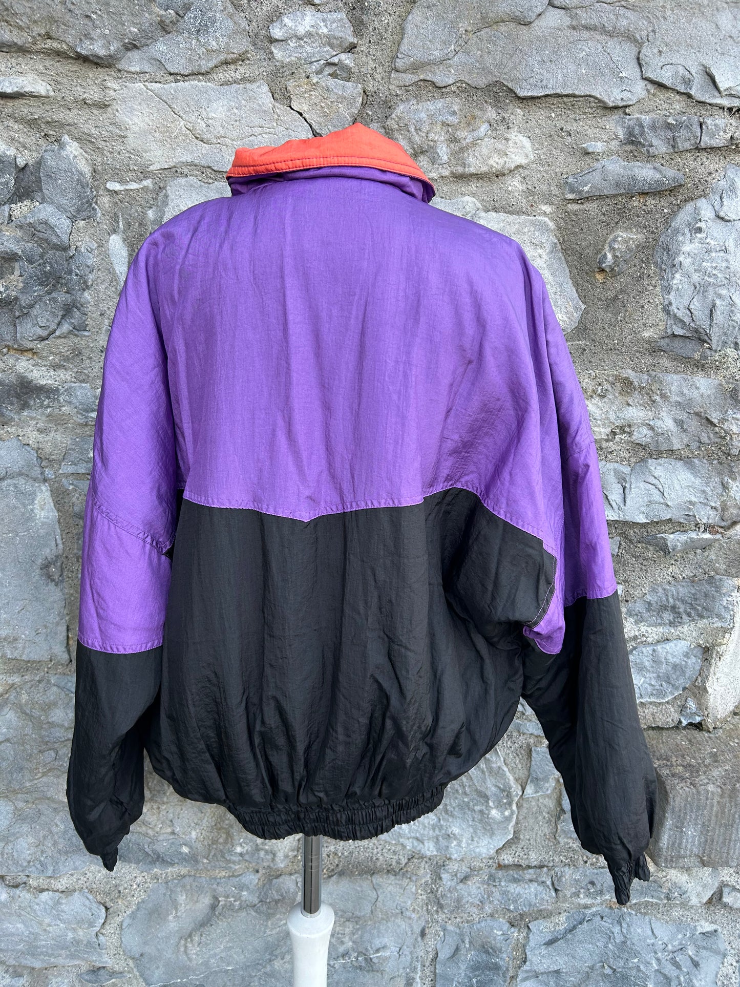 80s Peak purple&black jacket uk 16