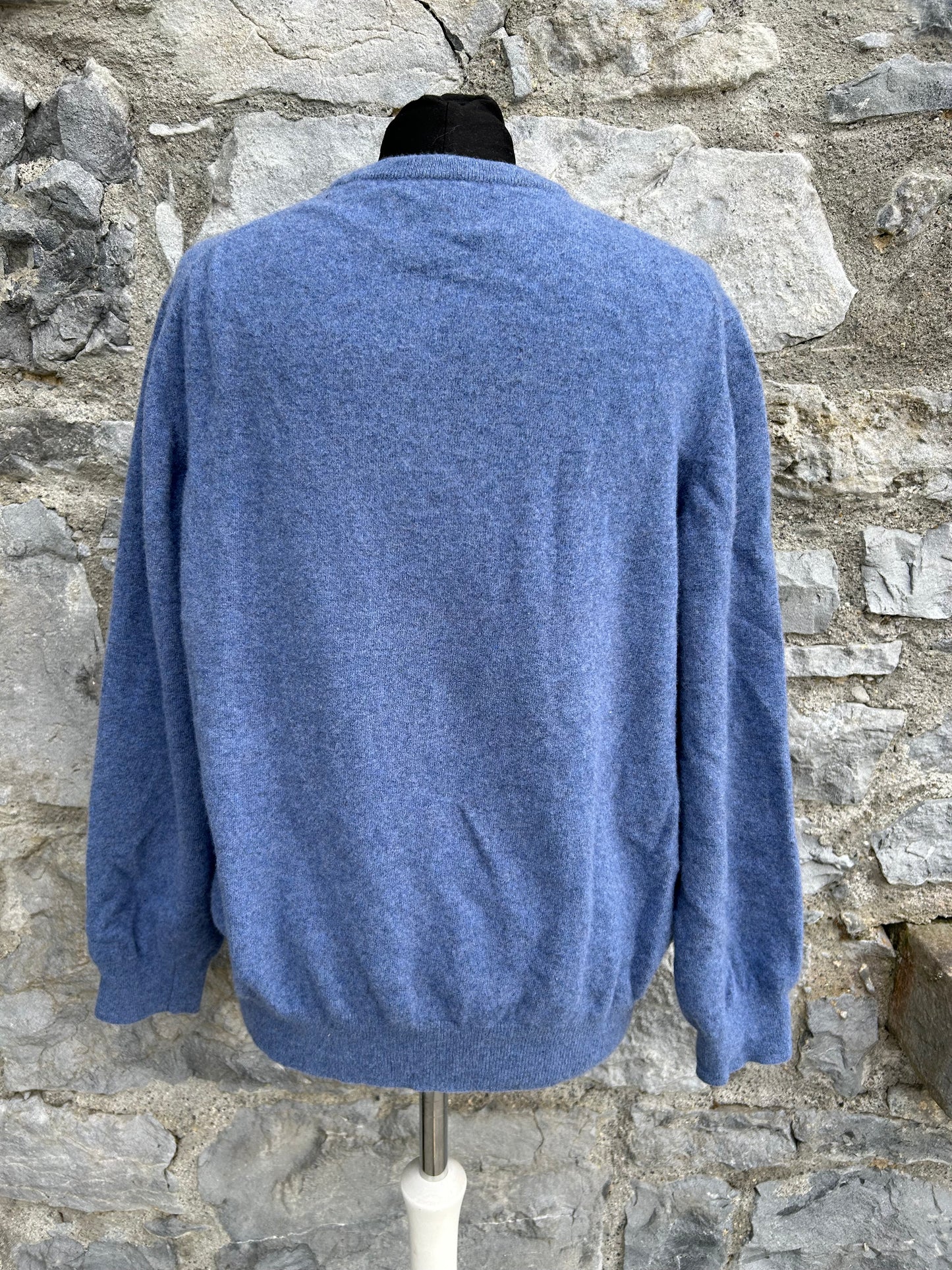 Blue woolly jumper Medium