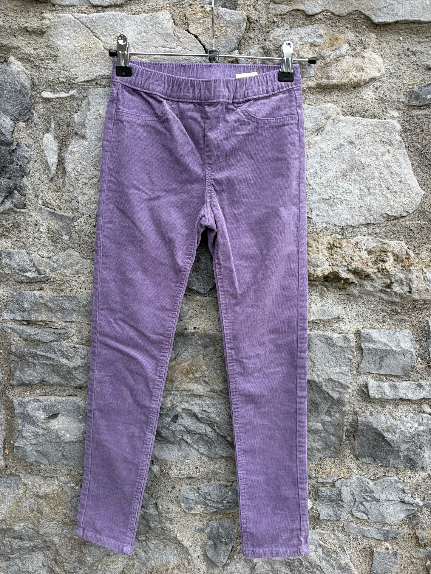 Purple cord treggings  7-8y (122-128cm)
