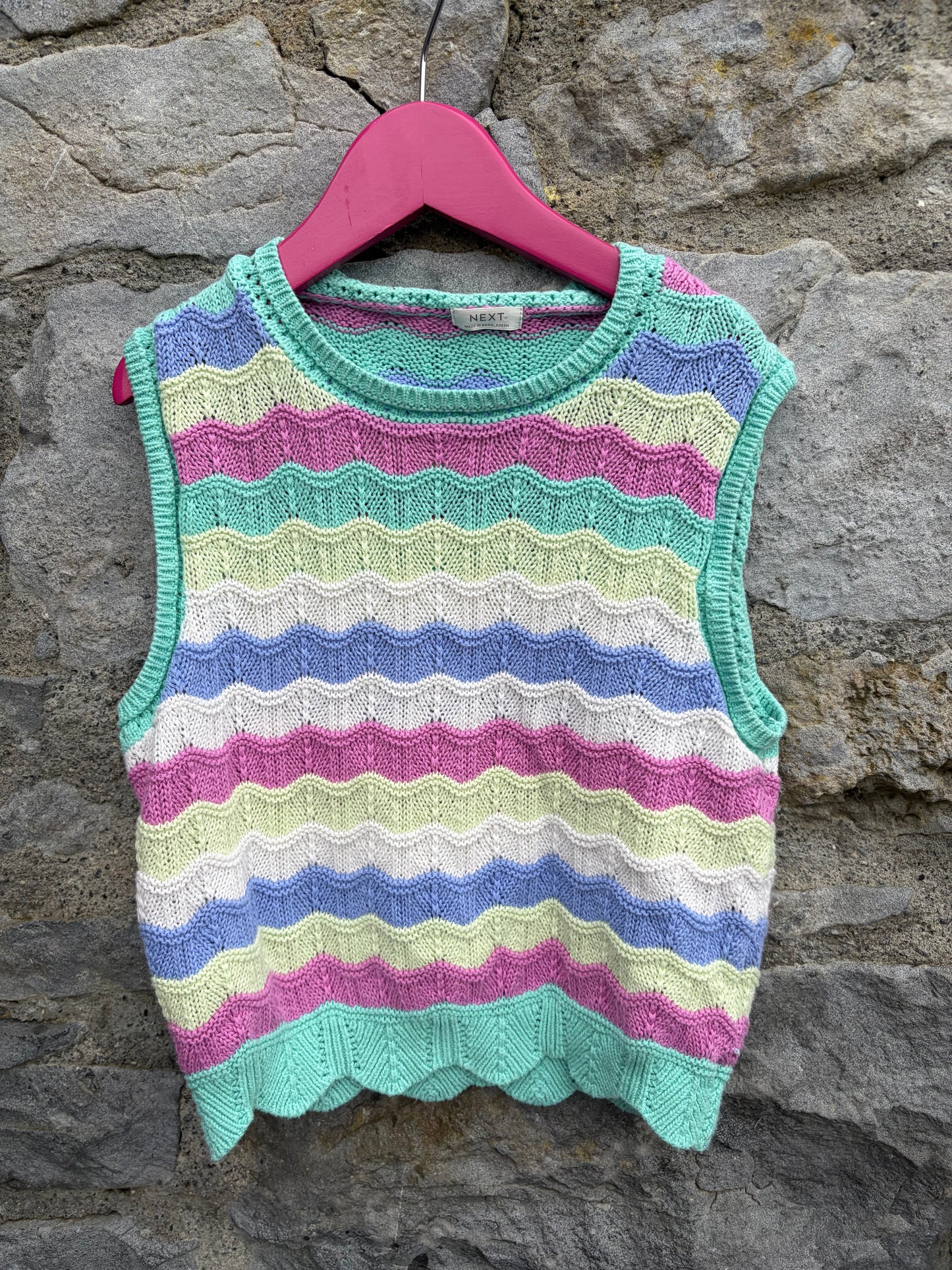 Chevron colourful gilet  9-10y (134-140cm)
