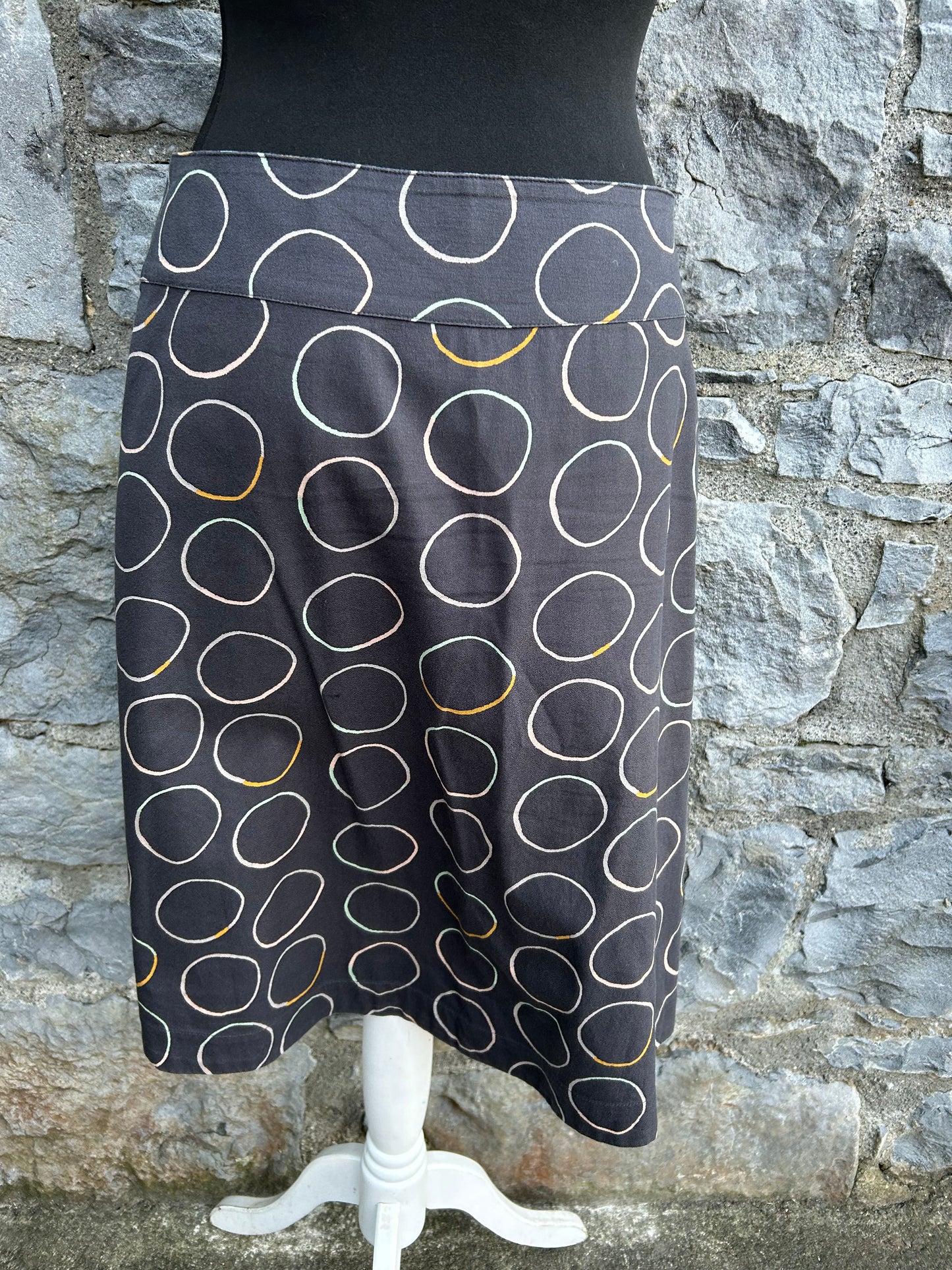 Reversible spotty&circles skirt uk 10-12