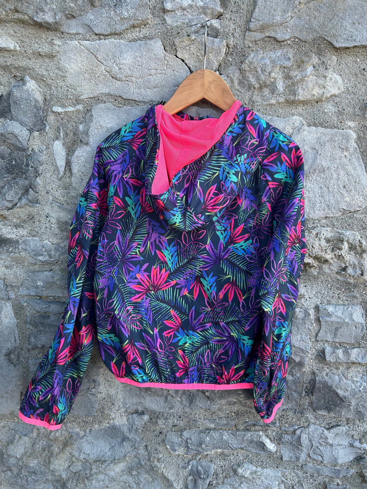 Tropical leaves light jacket 9-10y (134-140cm)
