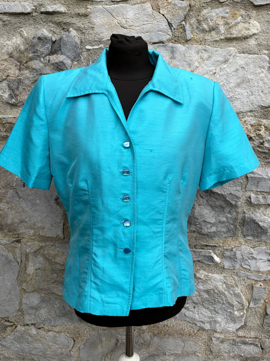 80s blue jacket uk 10-12