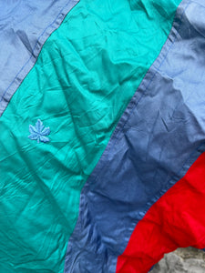 80s Green&blue shell jacket M/L men