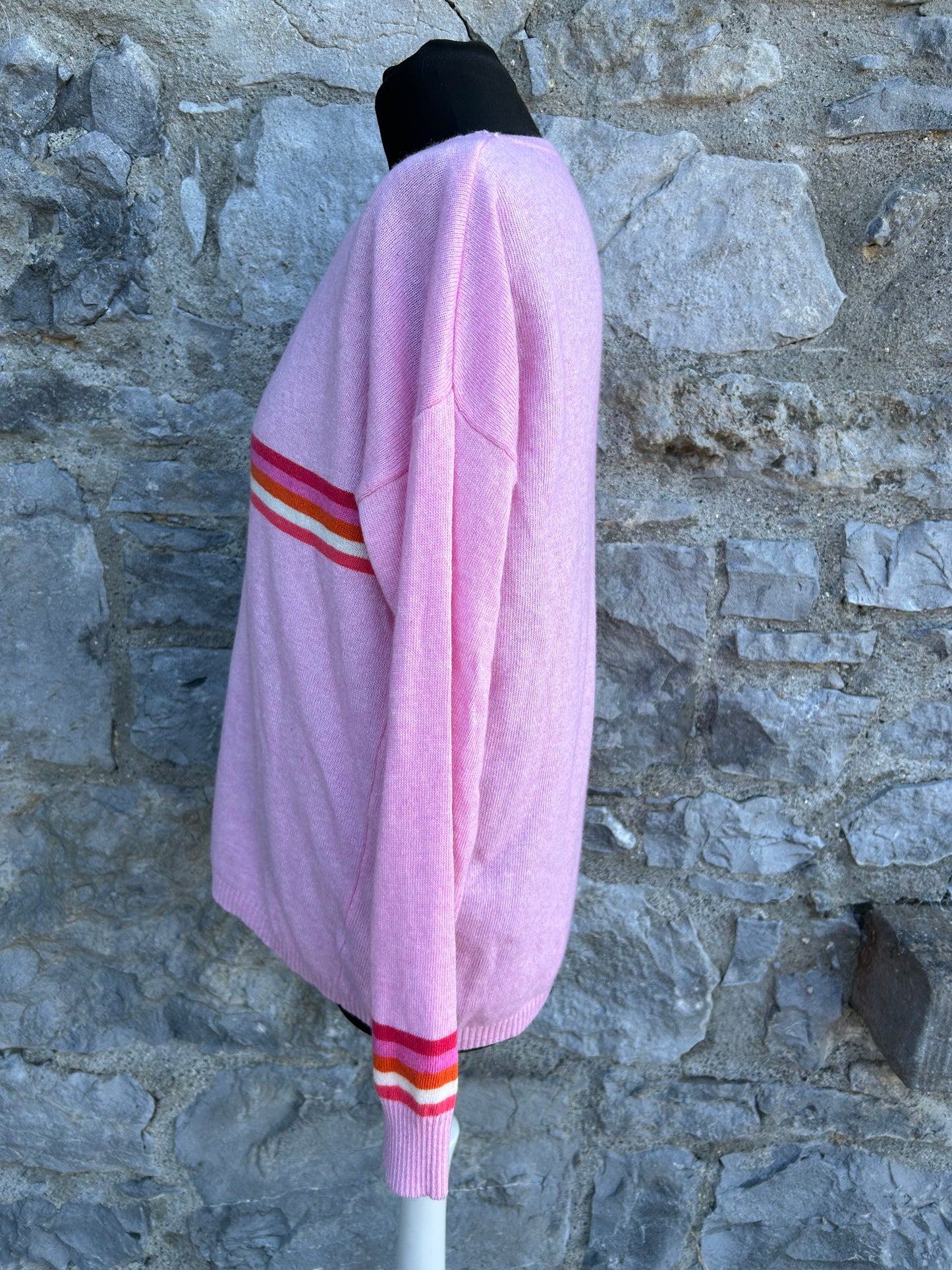 Pink cashmere jumper uk 12-14