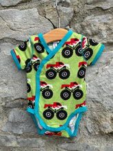 Load image into Gallery viewer, Monster truck green vest  Newborn (50cm)
