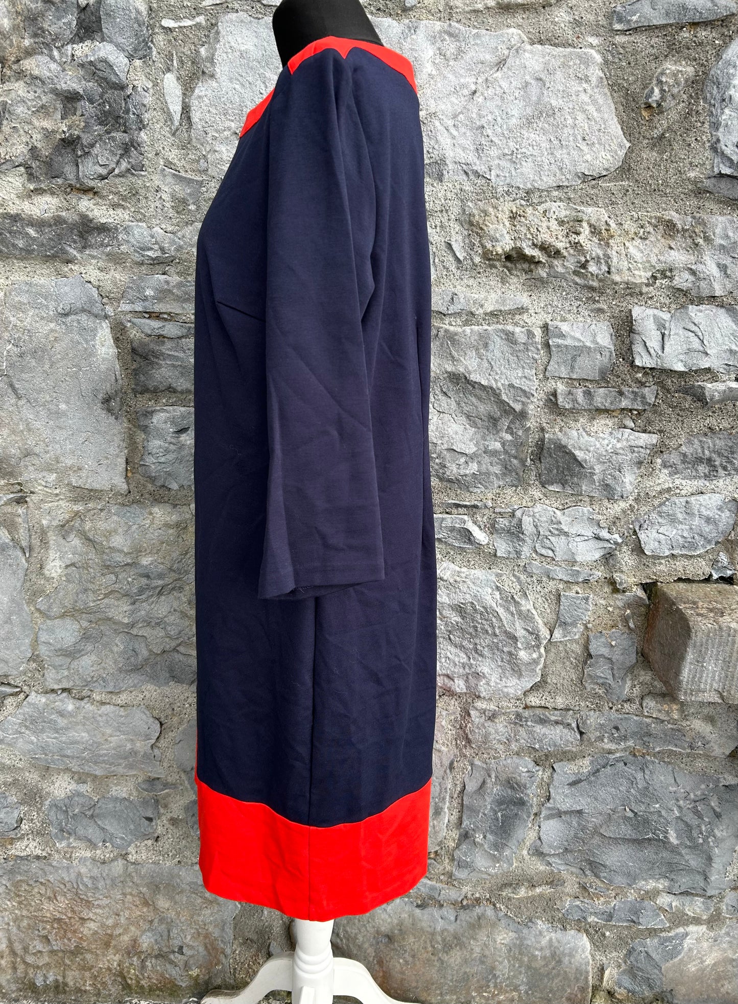 Navy&red dress uk 14