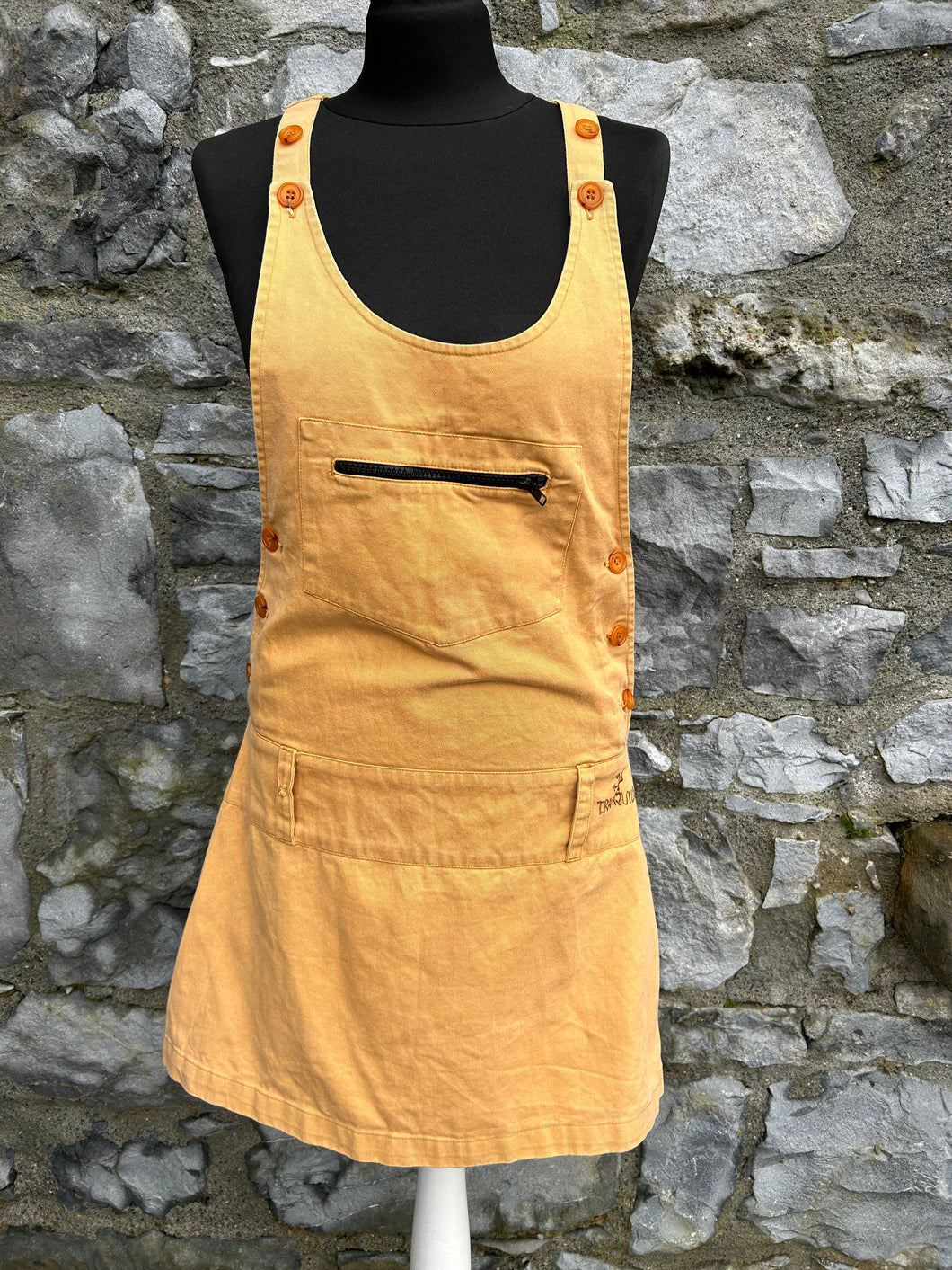 Mustard pinafore uk 6-8