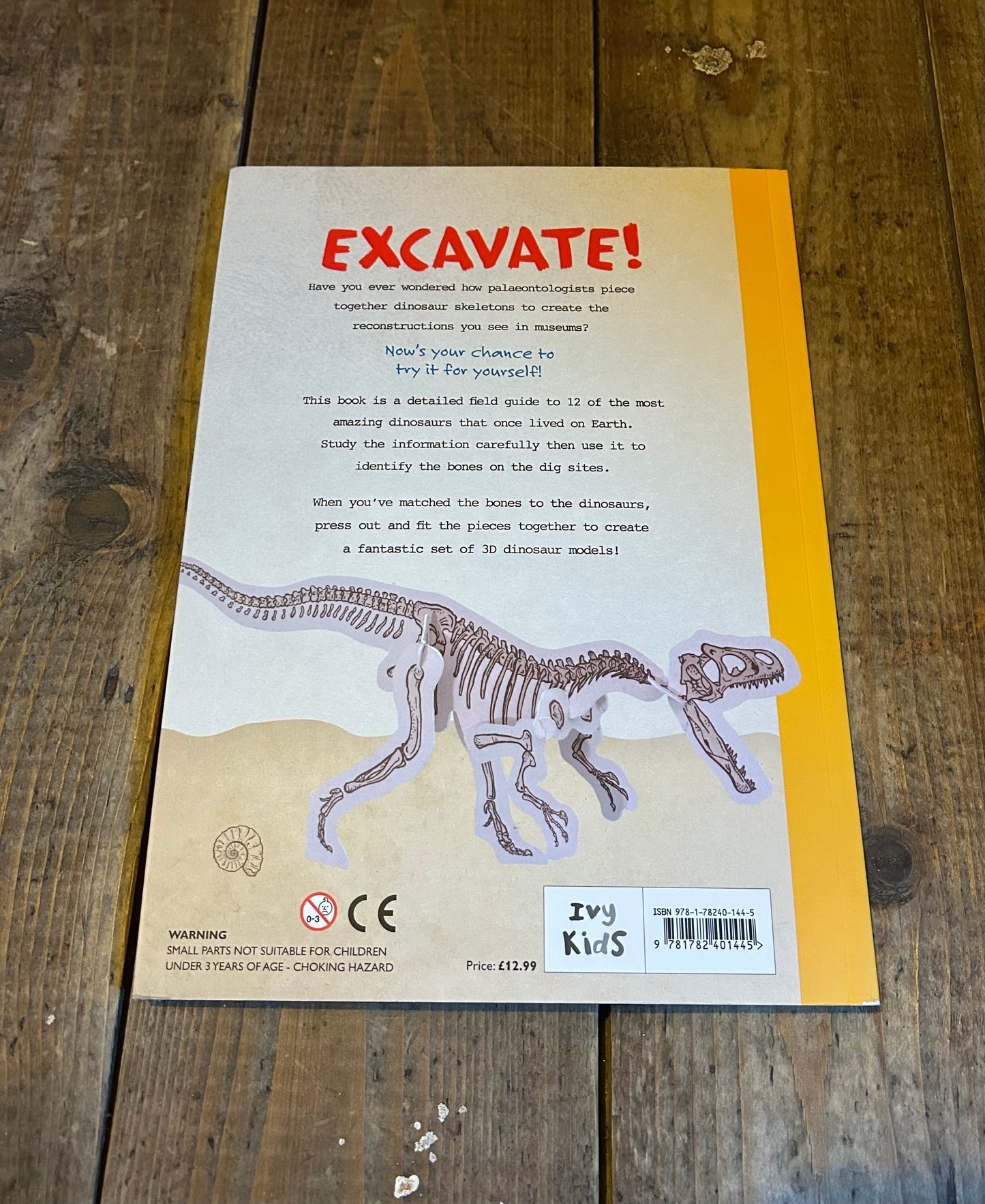 Excavate! Dinosaurs: Paper Toy Palaeontology