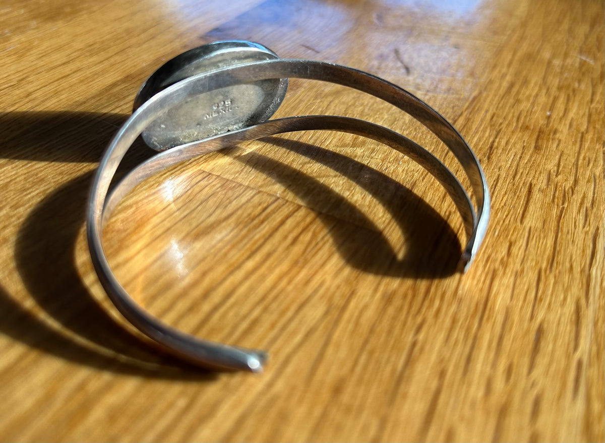 Bangle silver bracelet