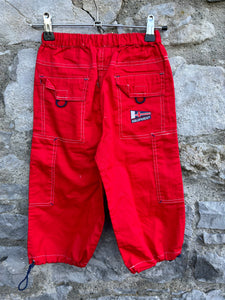 Y2K red pants  6-7y (116-122cm)